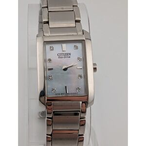 Citizen Eco-Drive Palidoro Watch Women MOP Dial 6.75" Band- For Parts/Repair